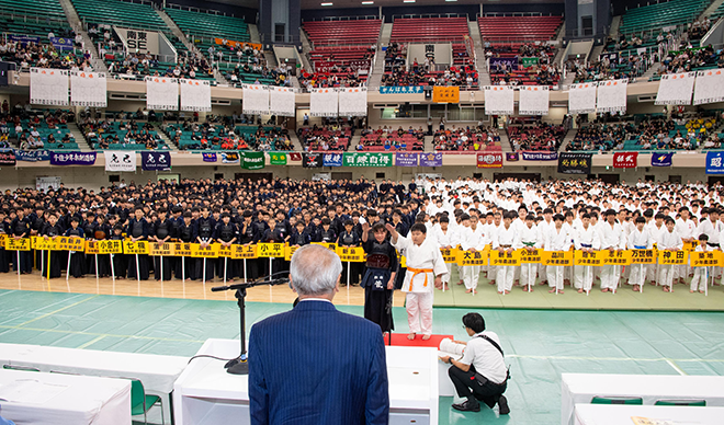 東京少年柔道・剣道錬成大会の様子